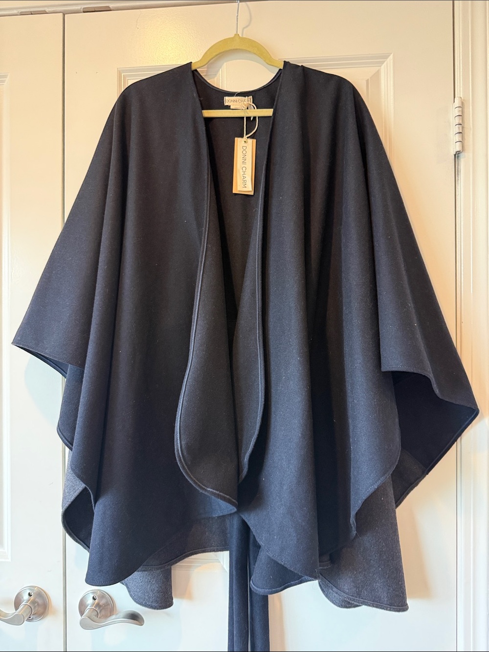DONNI Wool Poncho
